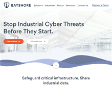 Tablet Screenshot of bayshorenetworks.com
